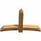 Ekena Millwork Bellingham Rough Sawn Timber Gable Bracket, Western Red Cedar, 60"W x 40"H x 6"D x 6"F, 16/12 Pitch GBW060X40X0606BEL00RWR - alternate 4